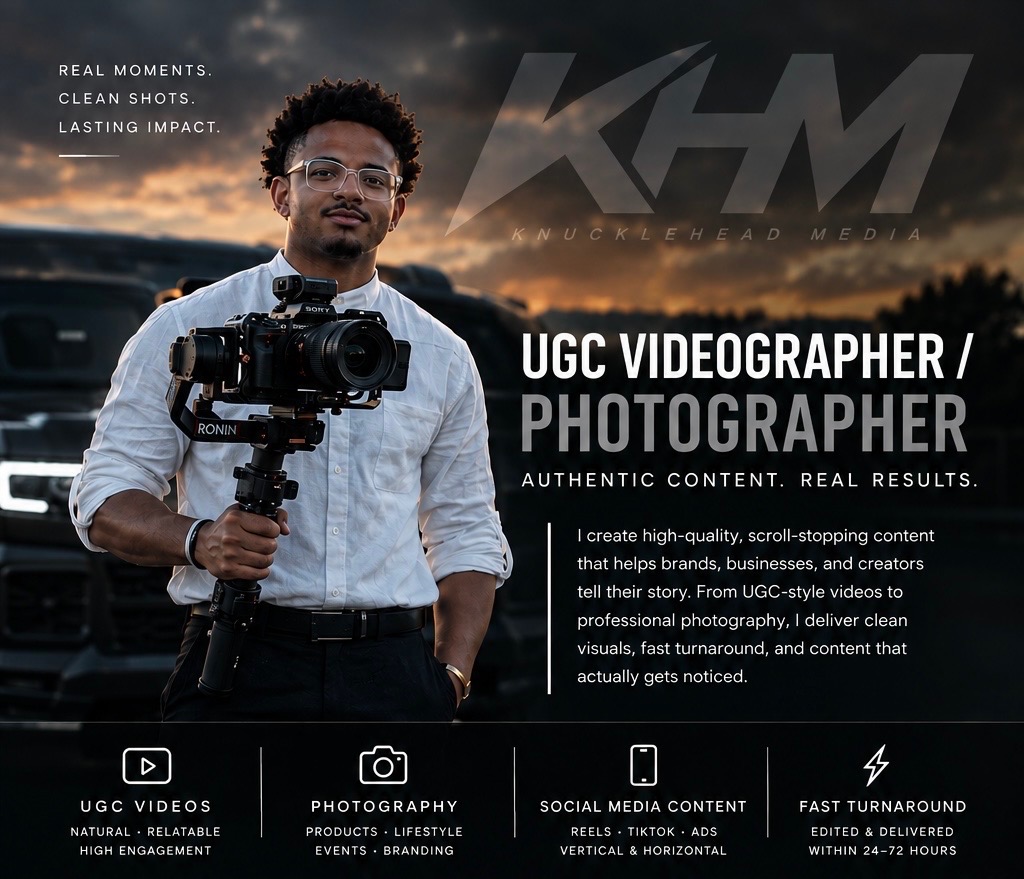 Knucklehead Media videographer and photographer